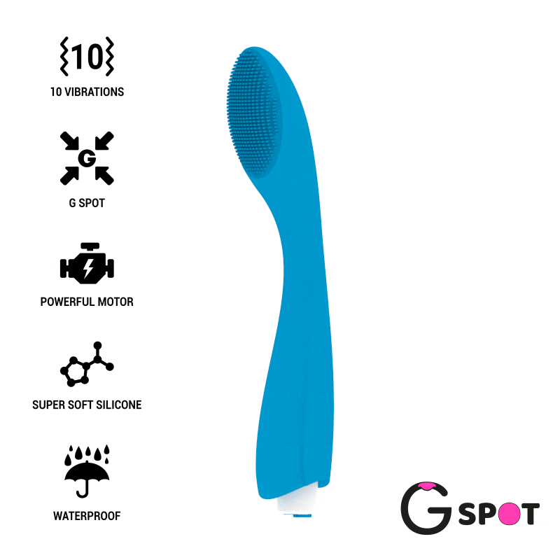 GSPOT GILBERT vibrador para vagina y próstata en silicona con USB 