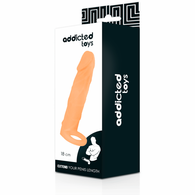ADDICTED TOYS funda para pene con extensión, en caja