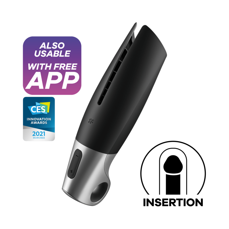SATISFYER POWER masturbador vibrador automático para hombre con APP