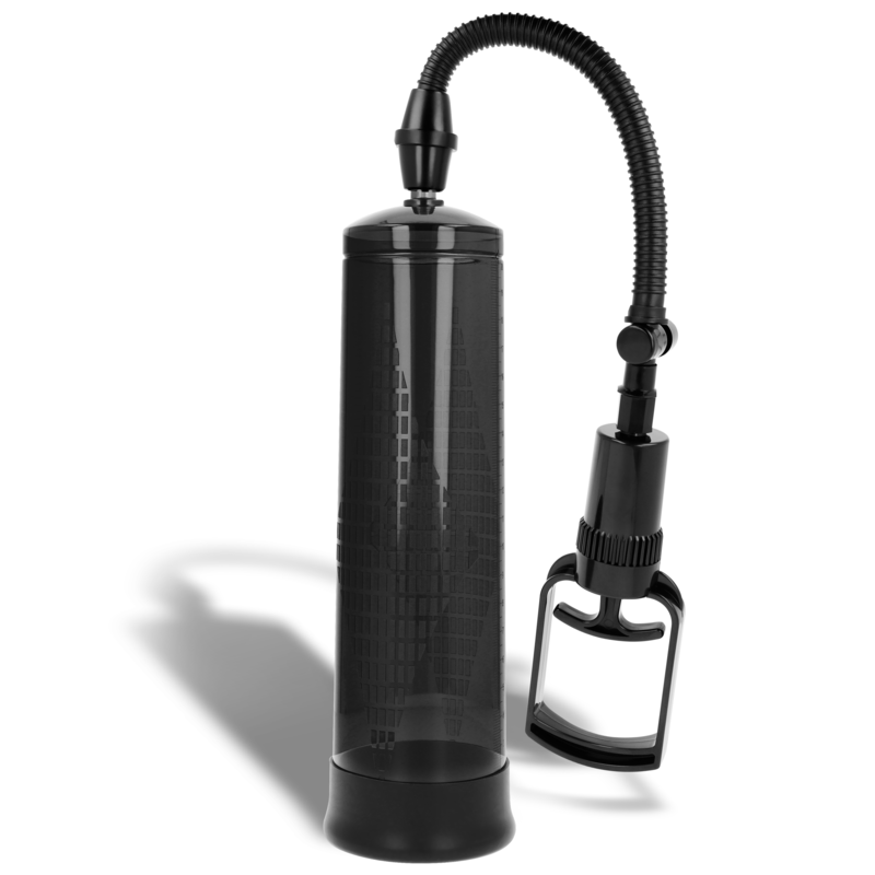 INTENSE 01 bomba manual para erección de pene negra 200mm