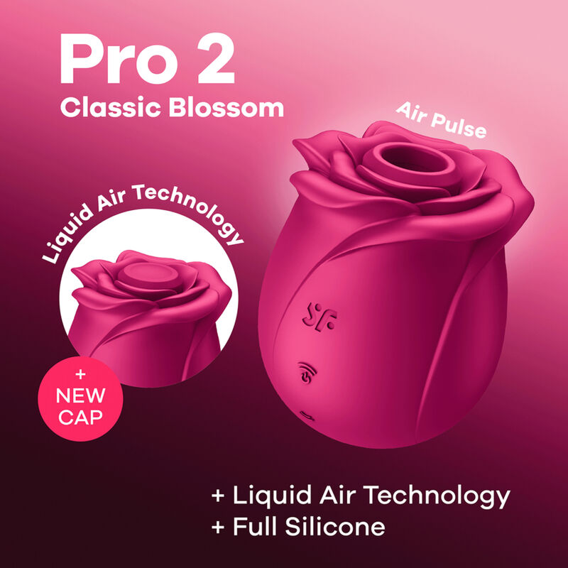 SATISFYER PRO 2 vibrador con succión de silicona cn USB