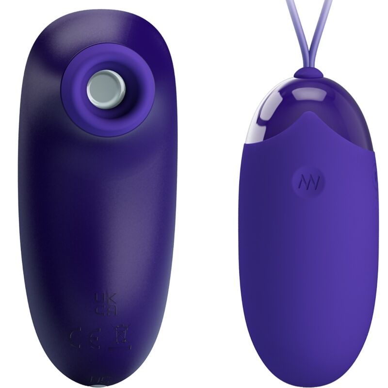 ORTHUS-YOUTH succionador de clítoris y huevo vibrador para vagina con USB, vista frente